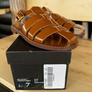 J. Crew Soft Spazzo Fisherman Sandal - Golden Hickory